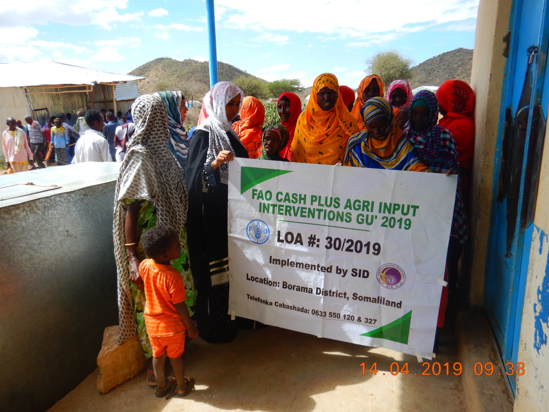 Beneficiary registration in Borama