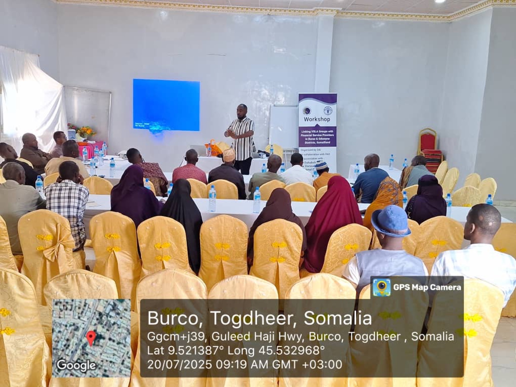 SID VSLA workshop with community participants in Burao