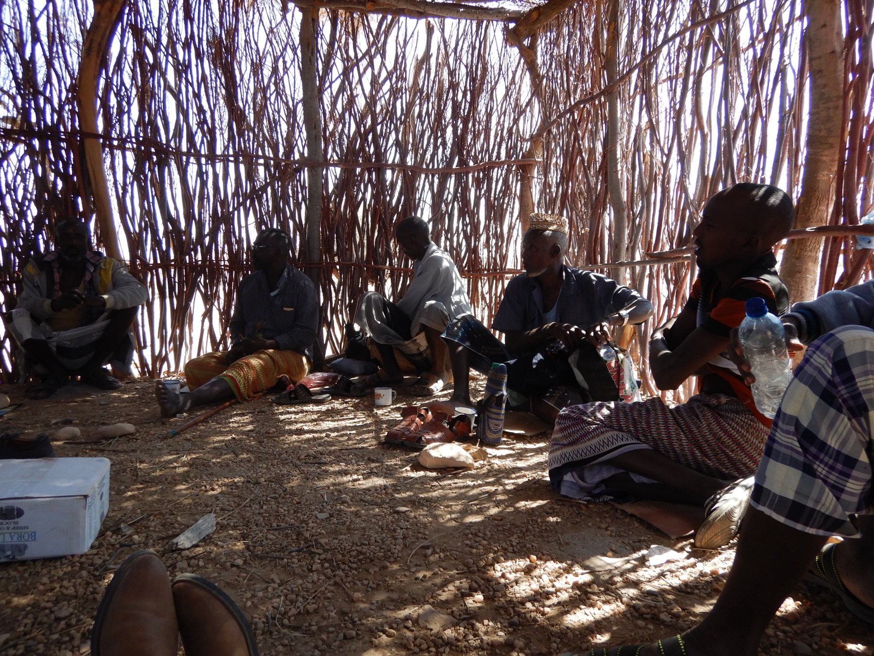 SID infrastructure assessment with community elders in Zeylac